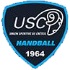 The US Creteil Handball logo